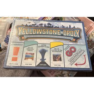 Yellowstone-Opoly BOARD GAME BRAND NEW FACTORY SEALED. Monopoly Game for Tourism